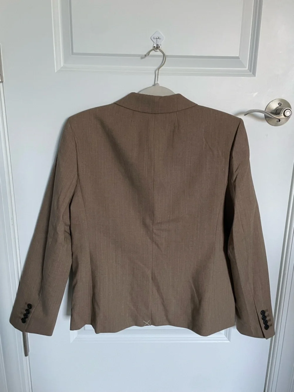 New! J. Crew École Italian studio wool blend Blazer 10 brown tan 54385